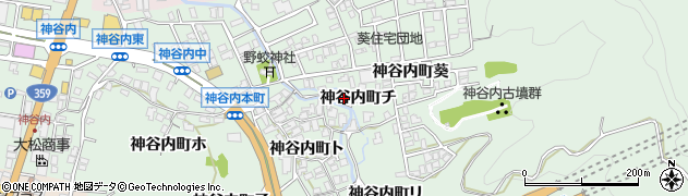 石川県金沢市神谷内町チ151周辺の地図
