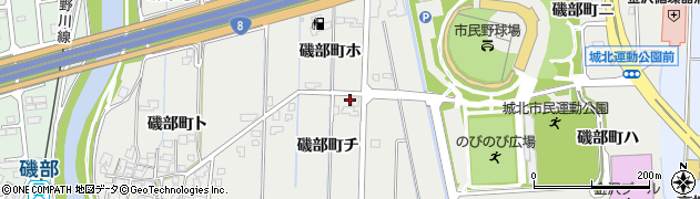 石川県金沢市磯部町チ27周辺の地図