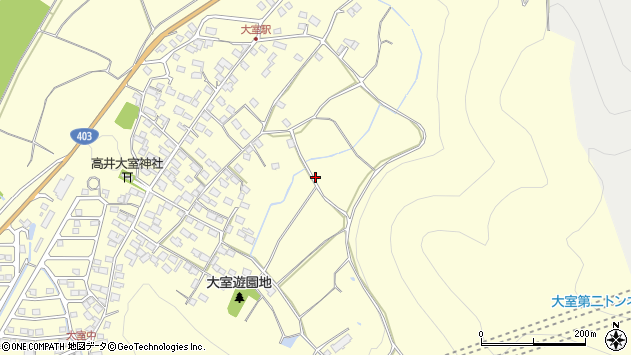 〒381-1211 長野県長野市松代町大室の地図