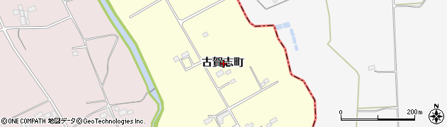 栃木県鹿沼市古賀志町周辺の地図