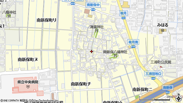〒920-0064 石川県金沢市南新保町の地図