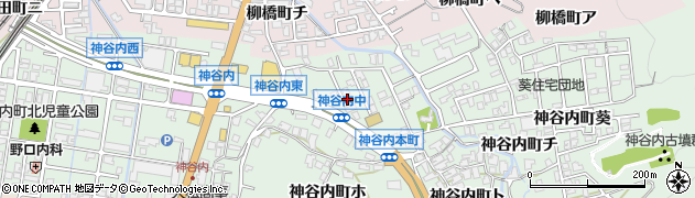 石川県金沢市神谷内町（ヘ）周辺の地図