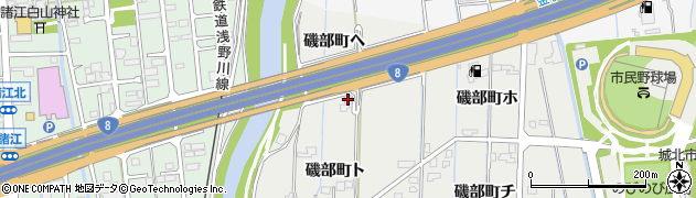 石川県金沢市磯部町（ヘ）周辺の地図
