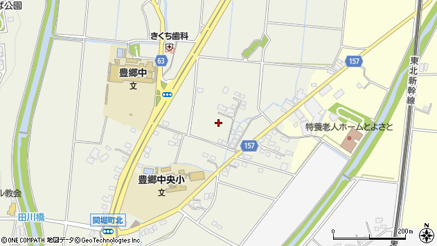 〒321-0975 栃木県宇都宮市関堀町の地図