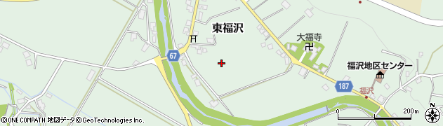 富山県富山市東福沢周辺の地図