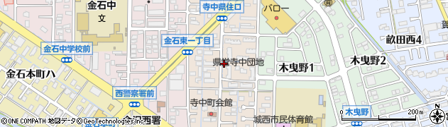 石川県金沢市寺中町（ト）周辺の地図