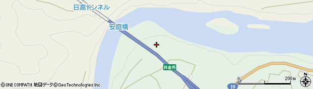 安庭橋周辺の地図