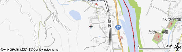 群馬県沼田市岩本町周辺の地図