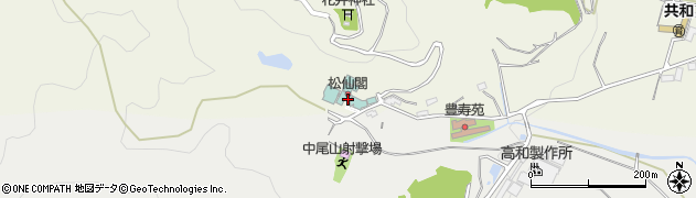 中尾山温泉松仙閣　ご予約専用周辺の地図