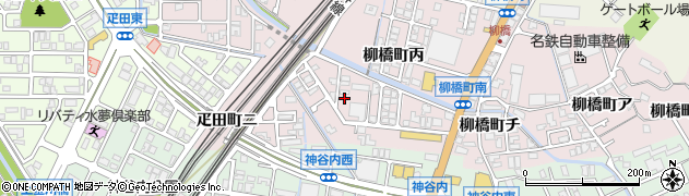 石川県金沢市柳橋町甲周辺の地図