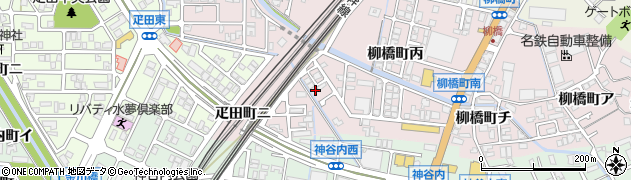 石川県金沢市柳橋町甲45周辺の地図