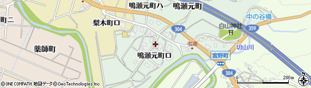 石川県金沢市鳴瀬元町（ロ）周辺の地図
