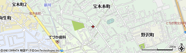 宝木悟理道南公園周辺の地図