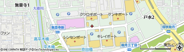 アピタタウン　金沢ベイ周辺の地図