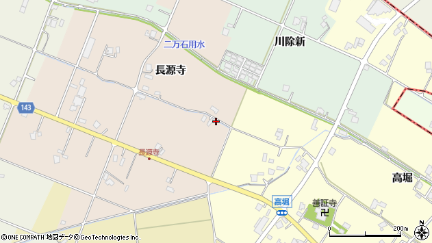 〒939-1505 富山県南砺市長源寺の地図