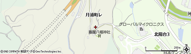石川県金沢市月浦町（レ）周辺の地図