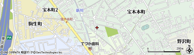 宝木本町2号児童公園周辺の地図