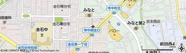 石川県金沢市寺中町（チ）周辺の地図