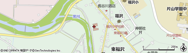 消防機関　富山市消防団大山方面団福沢分団周辺の地図