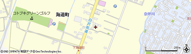 栃木県宇都宮市海道町79周辺の地図