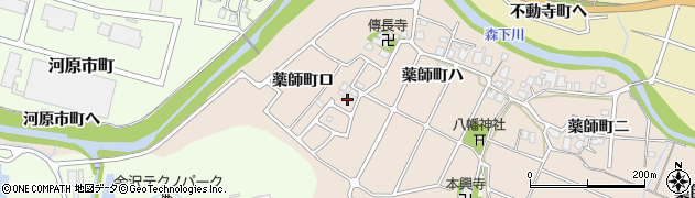 石川県金沢市薬師町（ロ）周辺の地図