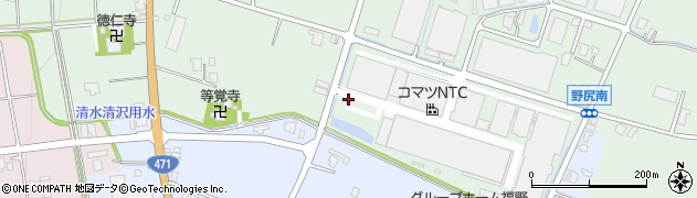 コマツＮＴＣ株式会社　富山工場海外営業部周辺の地図
