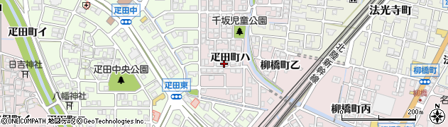 石川県金沢市疋田町（ハ）周辺の地図