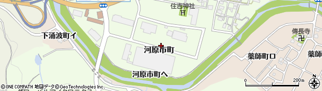 石川県金沢市河原市町周辺の地図