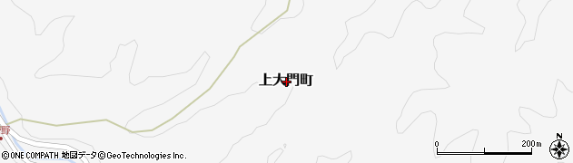茨城県常陸太田市上大門町周辺の地図