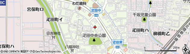 石川県金沢市疋田周辺の地図