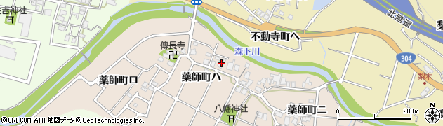 石川県金沢市薬師町（ハ）周辺の地図