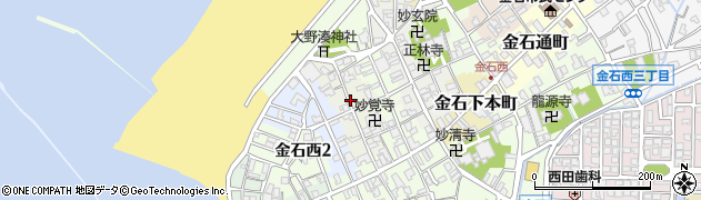 石川県金沢市金石新町周辺の地図