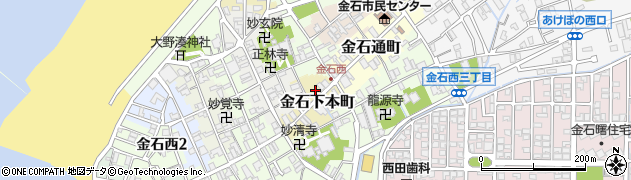 石川県金沢市金石下本町4周辺の地図