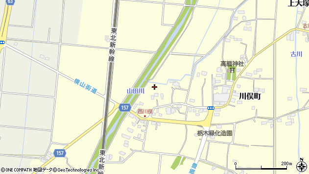 〒321-0977 栃木県宇都宮市川俣町の地図