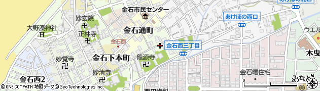 石川県金沢市金石下寺町周辺の地図