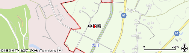 栃木県高根沢町（塩谷郡）中柏崎周辺の地図