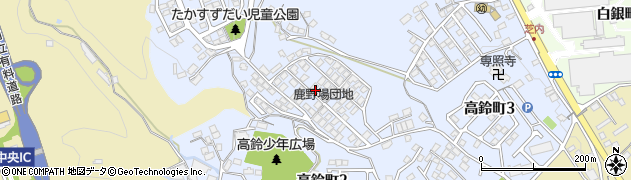 茨城県日立市高鈴町周辺の地図