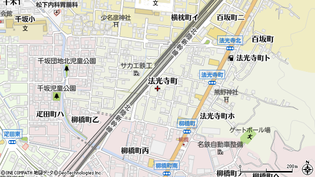 〒920-3132 石川県金沢市法光寺町の地図
