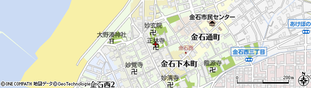 石川県金沢市金石味噌屋町周辺の地図