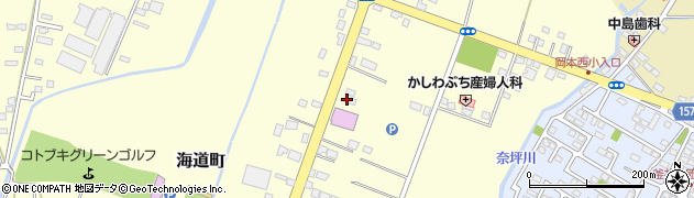 栃木県宇都宮市海道町98周辺の地図