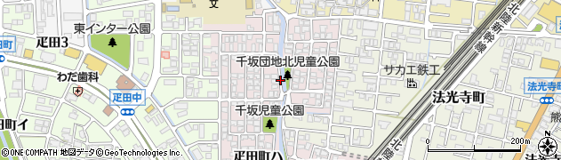 千坂団地北児童公園周辺の地図