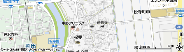 石川県金沢市松寺町丑周辺の地図