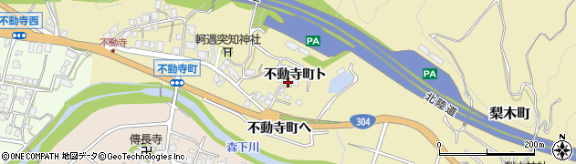 石川県金沢市不動寺町（ト）周辺の地図