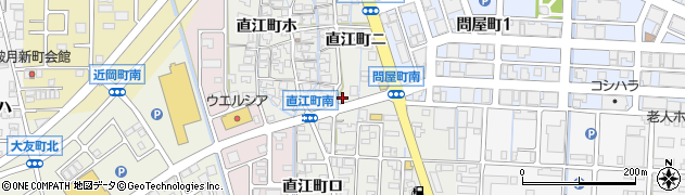 石川県金沢市直江町ニ201周辺の地図