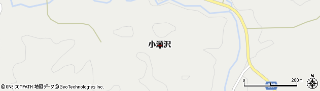 茨城県常陸大宮市小瀬沢周辺の地図