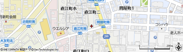 石川県金沢市直江町ニ203周辺の地図
