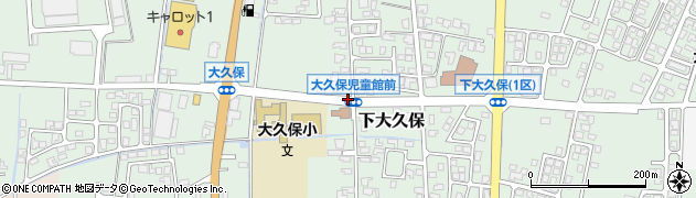 児童館前周辺の地図