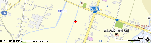 栃木県宇都宮市海道町周辺の地図