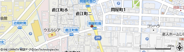 石川県金沢市直江町ニ207周辺の地図