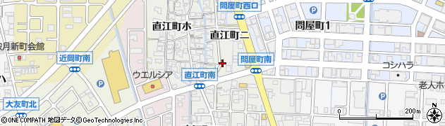 石川県金沢市直江町ニ202周辺の地図